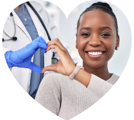 heart-patient An AllCare Georgia physician with a patient.